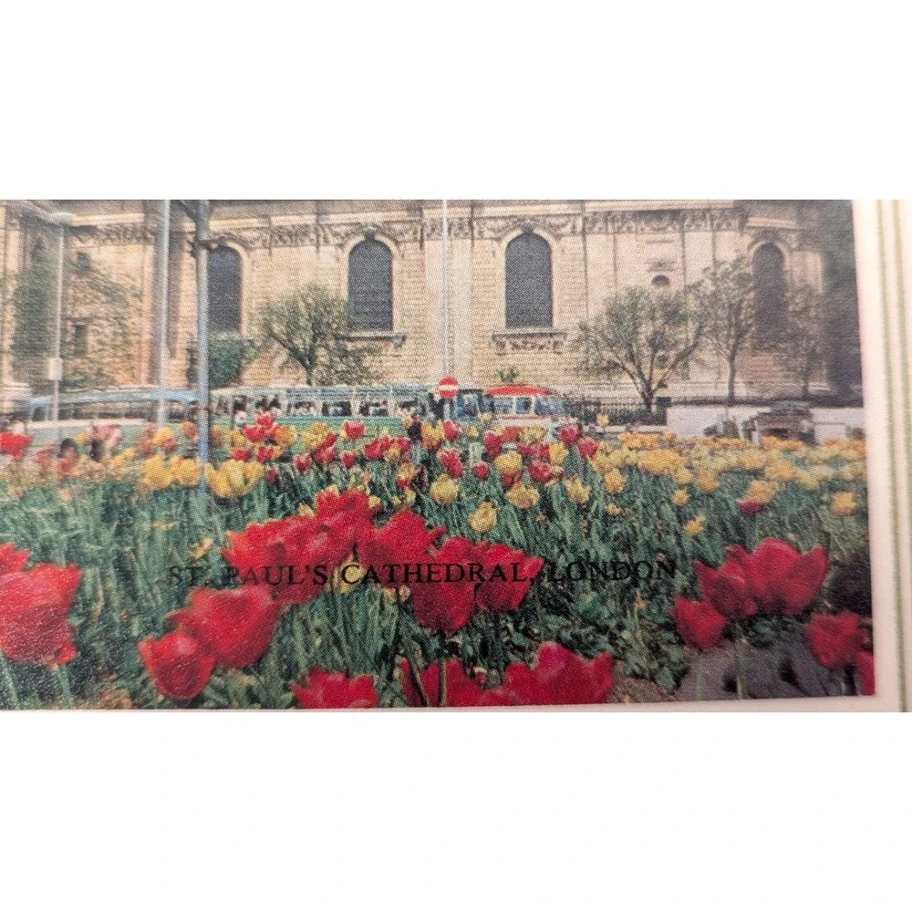 Vintage London Souvenir Cork Backed Placemats Coasters Set of 3 1970s 1980s